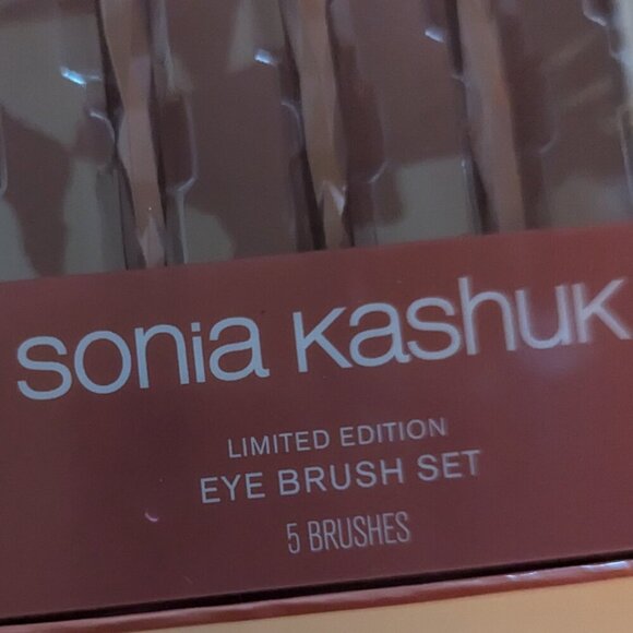 NWT 5pc Sonia Kashuk Make Up Brush Limited Edition Set Designer Brushes Box NEW - Picture 3 of 9